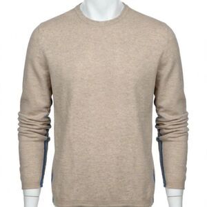 Boss Hugo Boss Falkmar Cashmere Stripe Sleeve Sweater Men's L